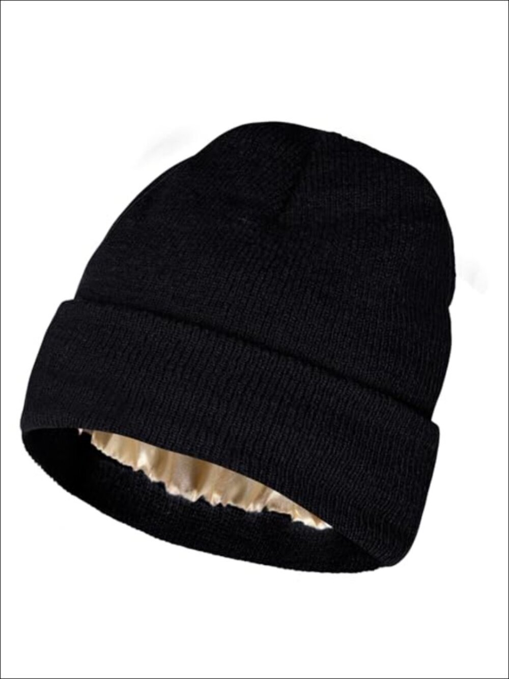Unisex Knitted Cuffed Beanie Hat Winter Warm Thermal